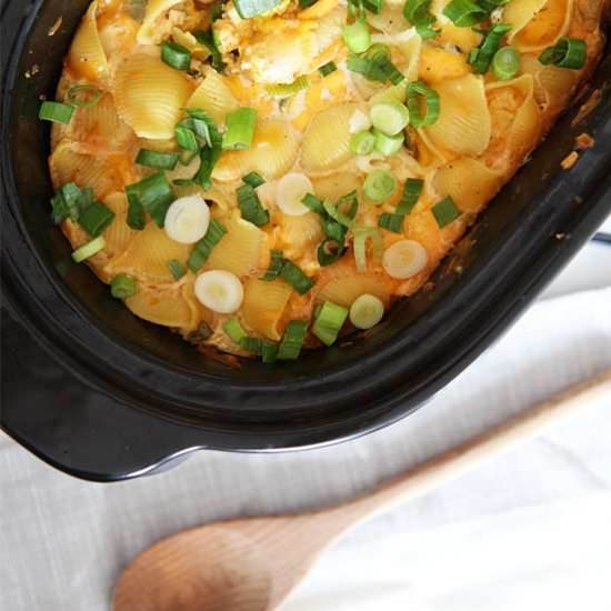 Slow Cooker Jalapeno Mac and Cheese