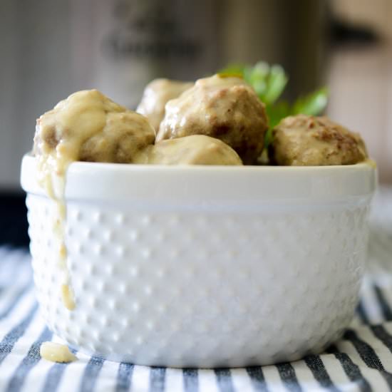 Steak Diane Meatballs