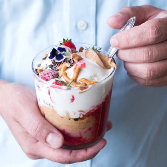 Vegan Peanut Butter Sundae