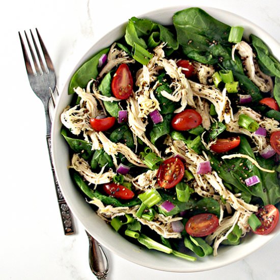 Slow Cooker Peppered Chicken Salad