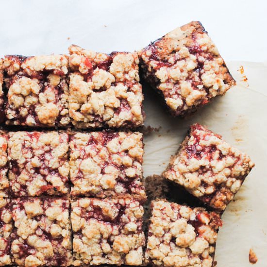 Black Sesame Plumb Crumb Cake