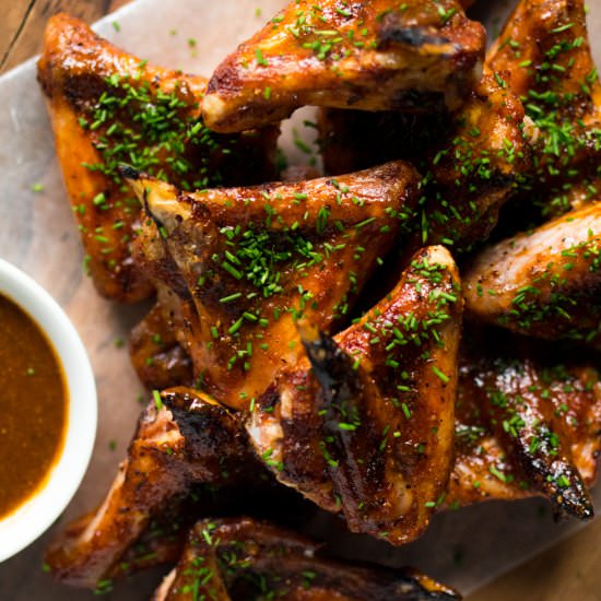 Roasted BBQ Chicken Wings