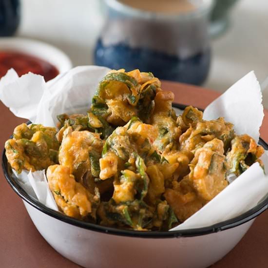 Crispy Spinach Fritters