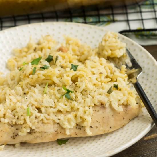 No Peek Chicken Rice