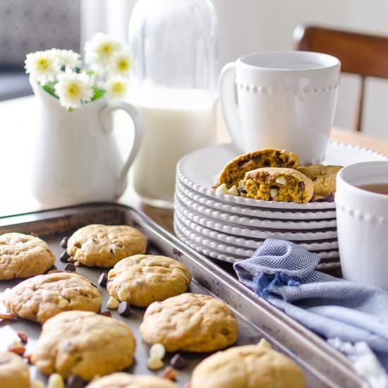 Pumpkin Pecan Chocolate Chip Cookie