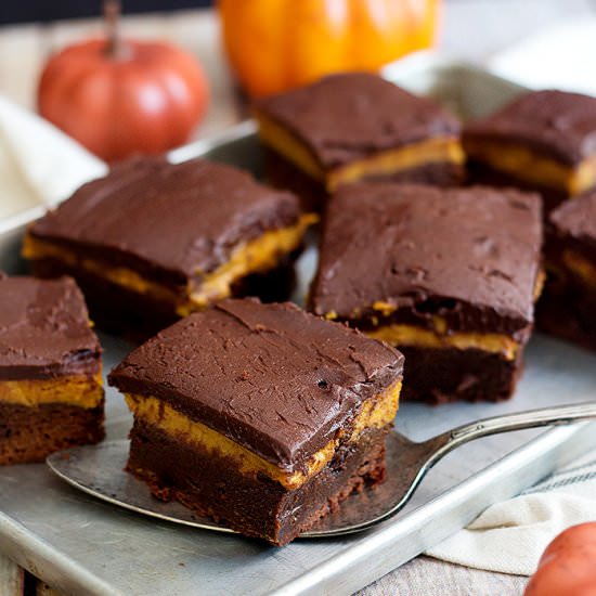 Pumpkin Pie Brownies