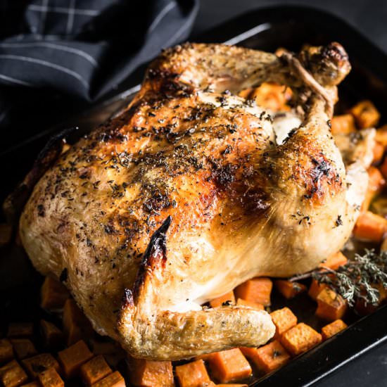 Lemon-Thyme Roast Chicken