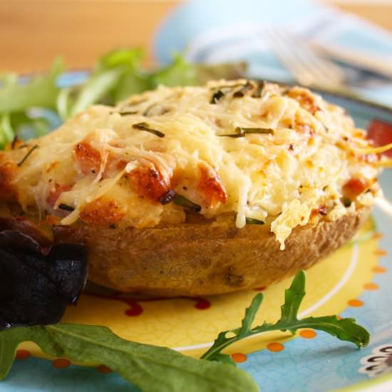 Twice Baked Stuffed Potatoes
