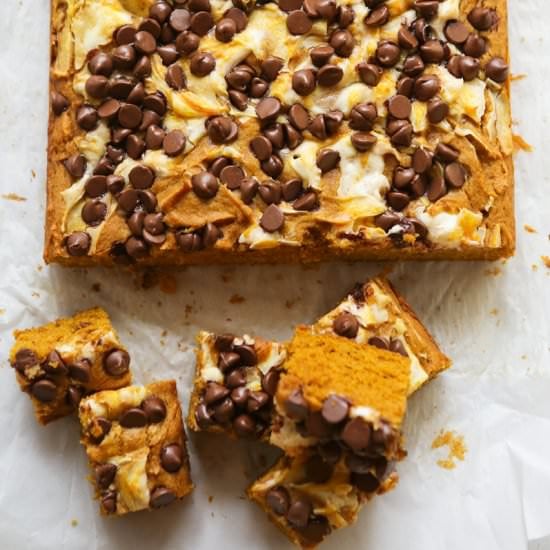 Chocolate Cream Cheese Pumpkin Cake