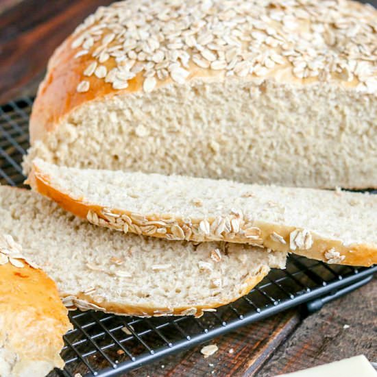 Maple Oat Skillet Bread