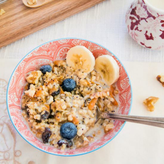 Poppy Seed Carrot Cake Oats