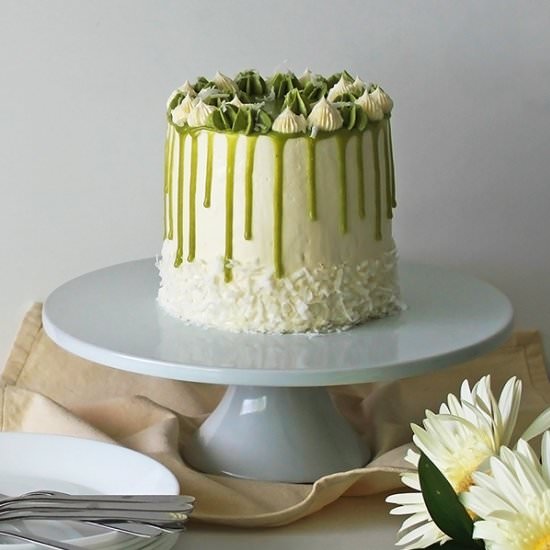 Matcha Coconut Cake