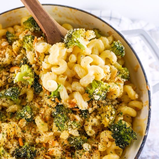 broccoli & Goat Cheese Macaroni