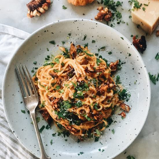 Roast Pumpkin Spaghetti