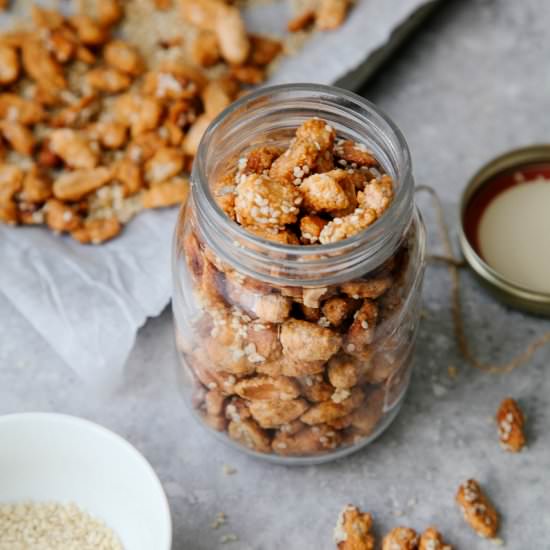 Candied Sesame Peanuts