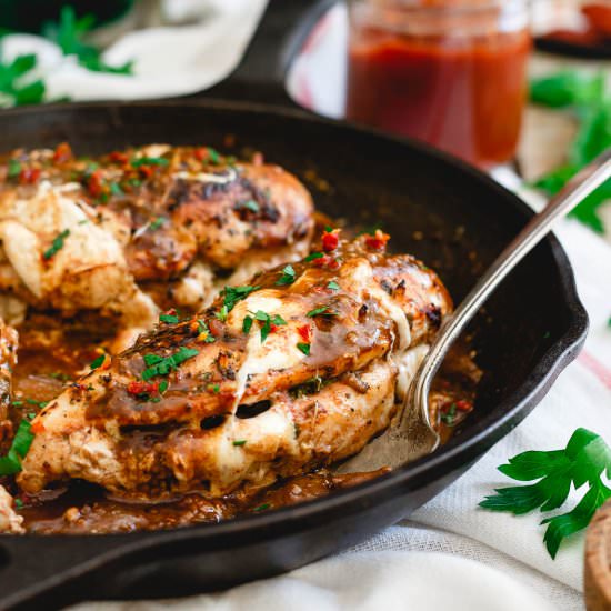 Stuffed Chicken Marsala