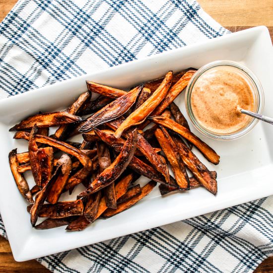 sweet potato oven fries