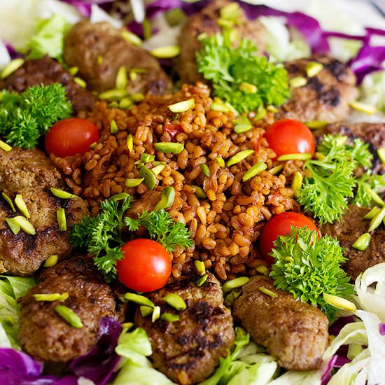 Pomegranate Pistachio Koftas