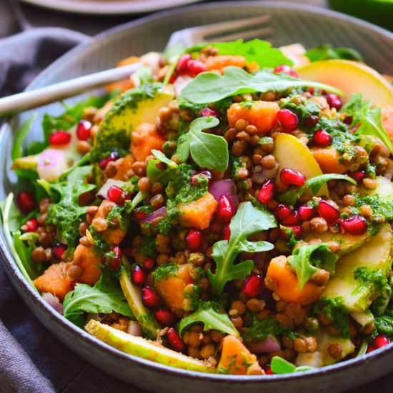 Autumn Lentil Salad