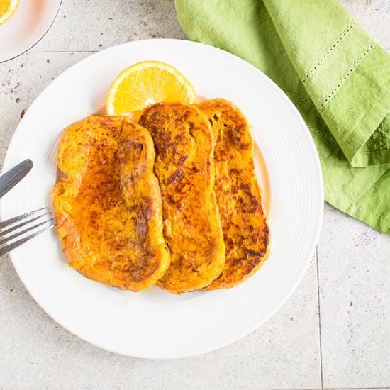 Pumpkin-Orange French Toast