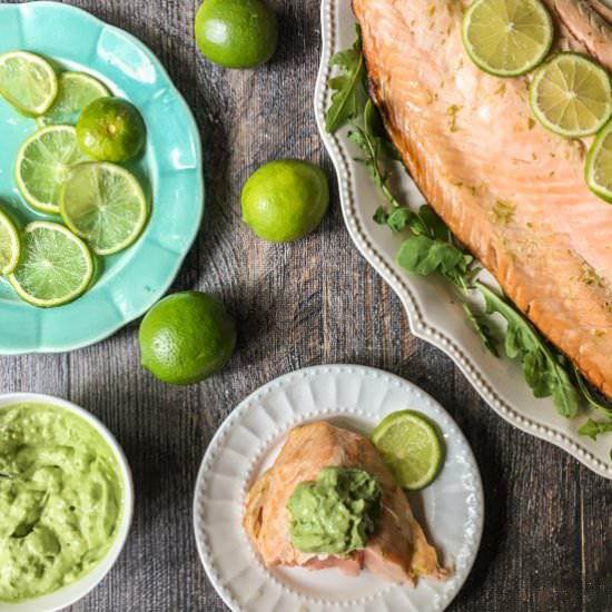 Lime Margarita Grilled Salmon