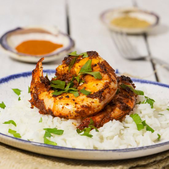 Curried Masala Shrimp