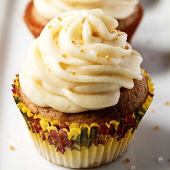 Spiced Cupcakes with Buttercream