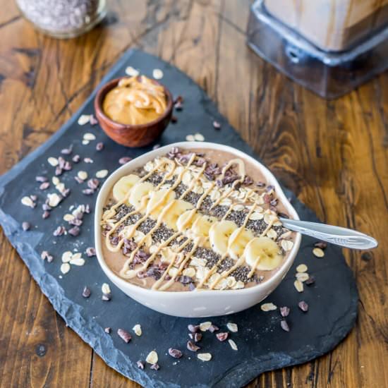 Peanut Butter Cup Smoothie Bowl!