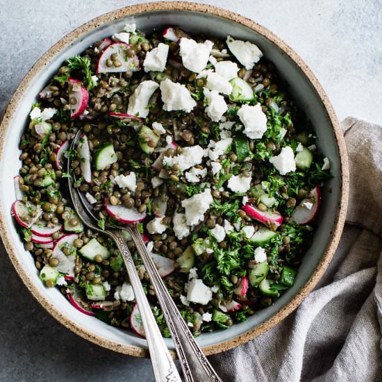 Cucumber Lentil Salad