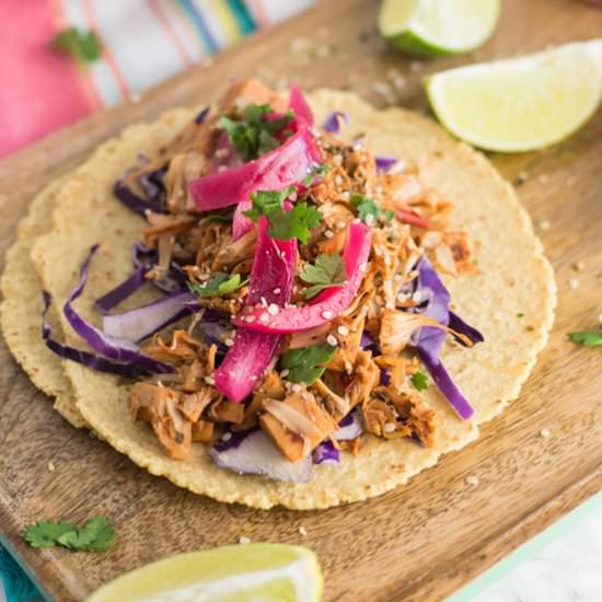 Jackfruit Pulled Pork Tacos