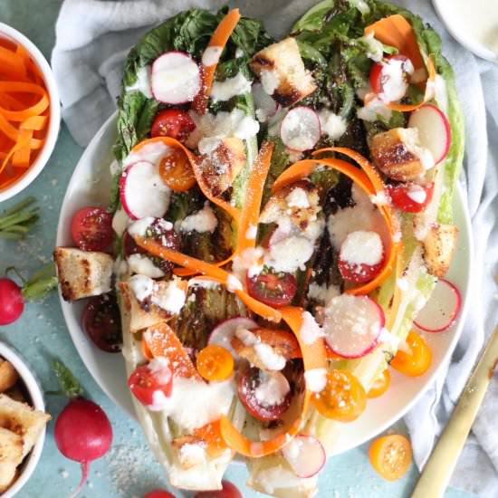 Grilled Romaine Salad