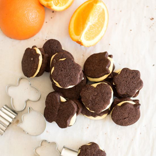 Chocolate Orange Sandwich Cookies