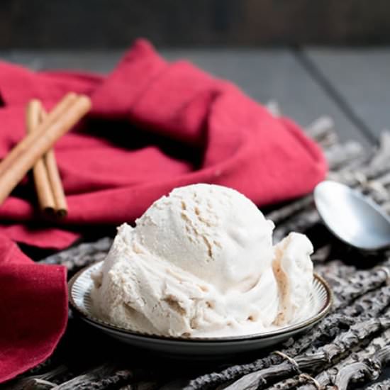 No Churn Cinnamon Ice Cream