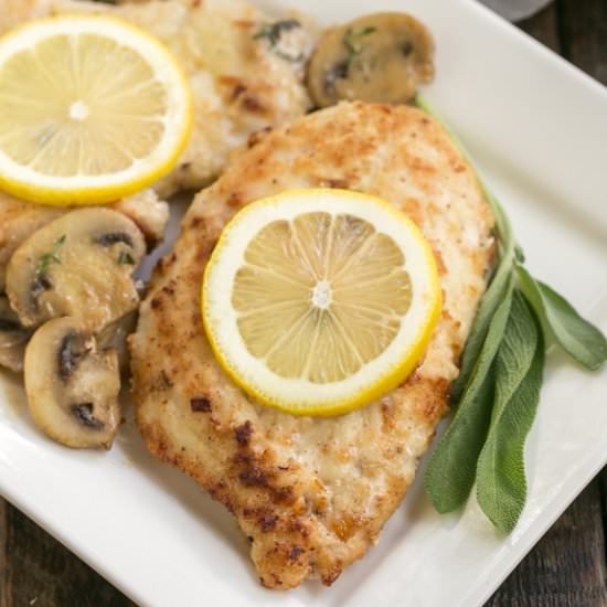 Creamy Chicken Marsala