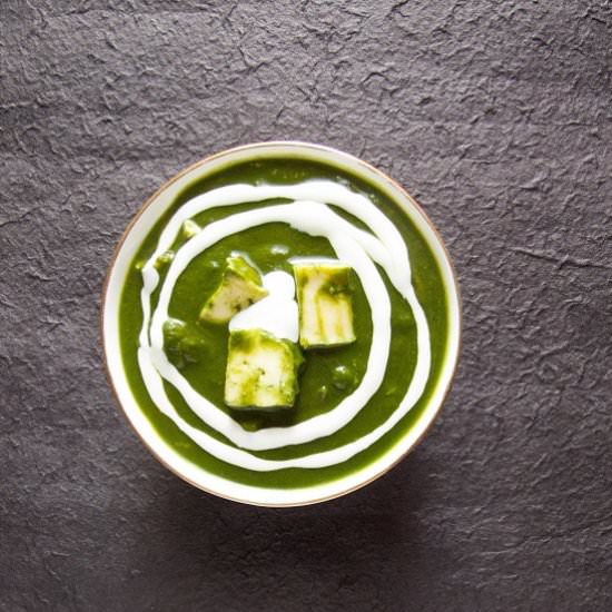 Low Carb Palak Paneer