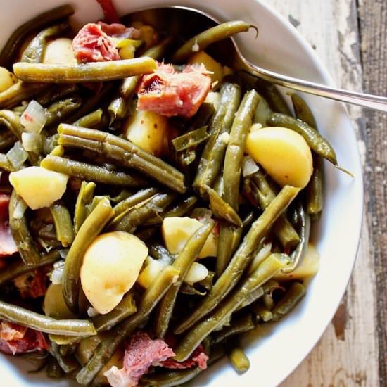 Country Green Beans and Potatoes