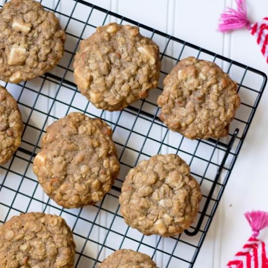White Chocolate Oatmeal Cookies