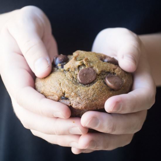 7 Grain Pumpkin Muffins