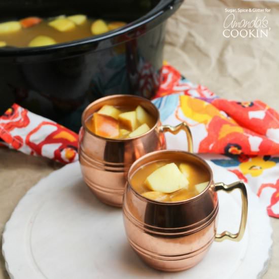 Crockpot Caramel Apple Cider