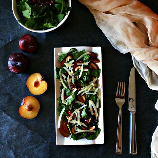 Pomegranate & Quinoa Spinach Salad