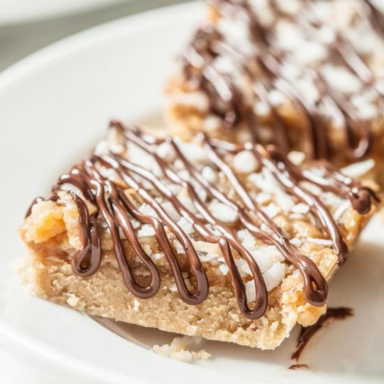 samoas cookie bars recipe