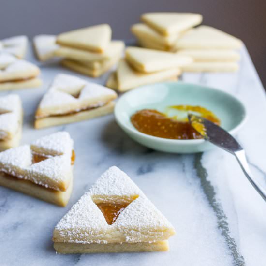 Triforce Linzer Cookies