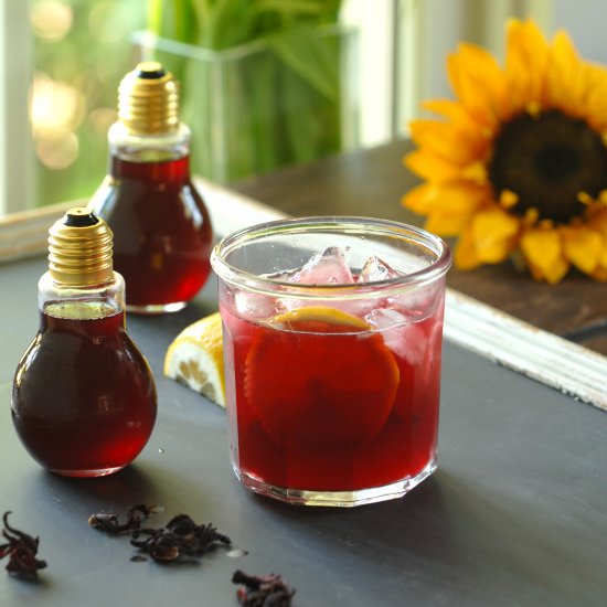 Flower Power: Hibiscus Syrup