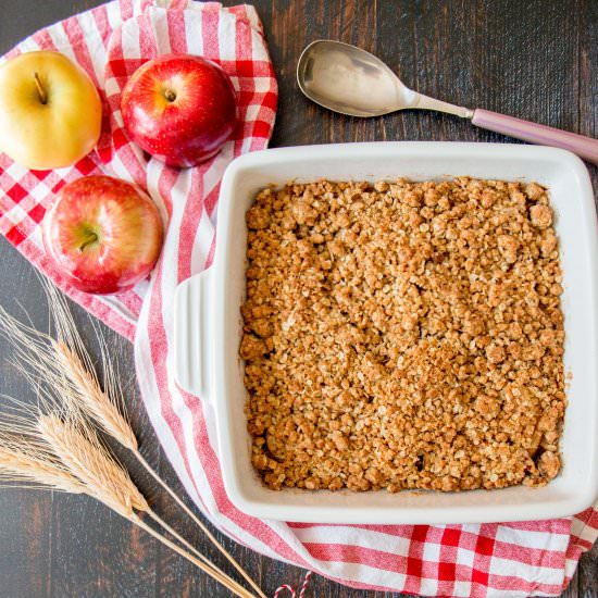 Easy Apple Crumble