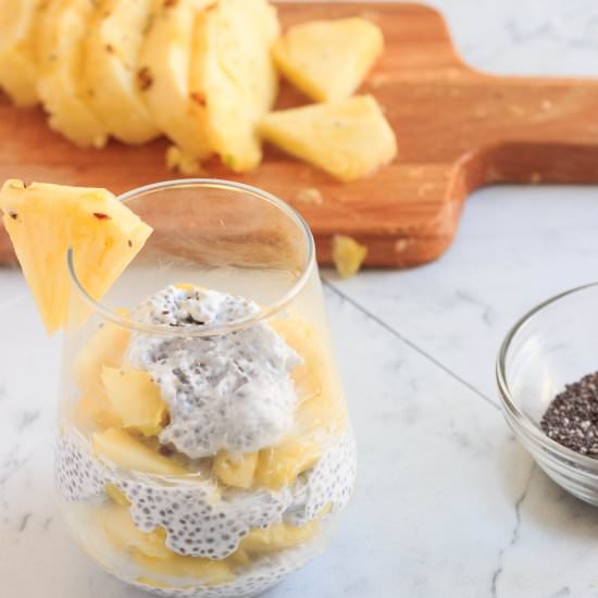Piña Colada Chia Pudding