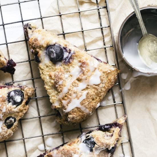 Grab and Go Blueberry Buttermilk Scones