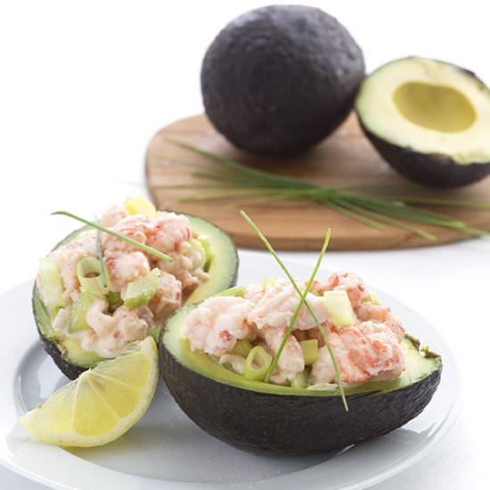 Lobster Roll Stuffed Avocados