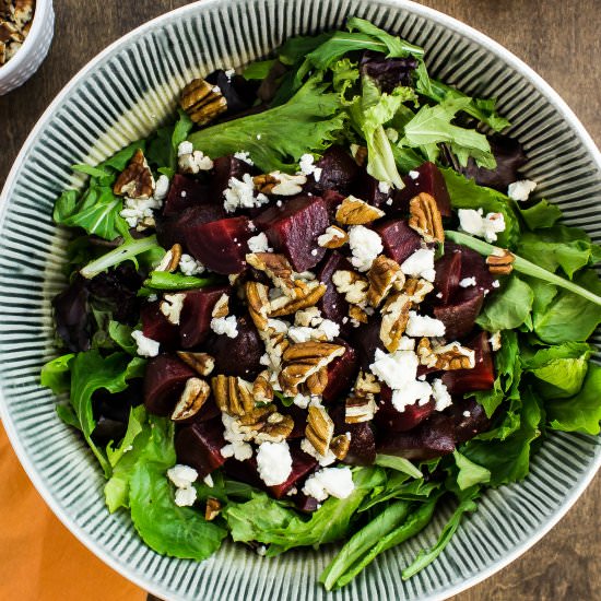 Roasted Beet & Feta Salad