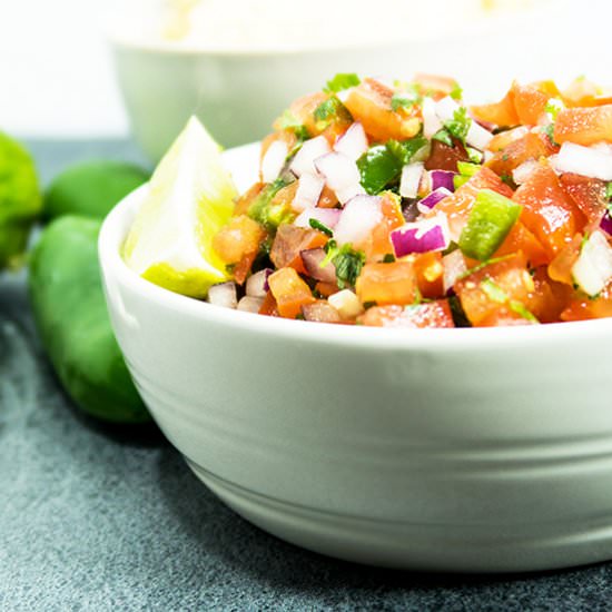 Authentic Homemade Pico de Gallo