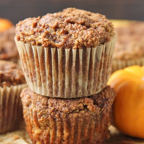 Paleo Pumpkin Banana Muffins